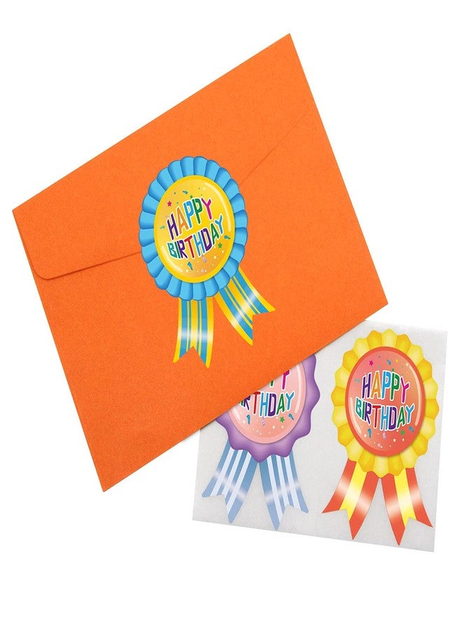 WorldBazaar Birthday Badge Stickers for Kids Happy Birthday Stickers Classroom Gift 200 Pcs Colorful Sticker Roll Candy Color Party Favors School Supplies - Image 5